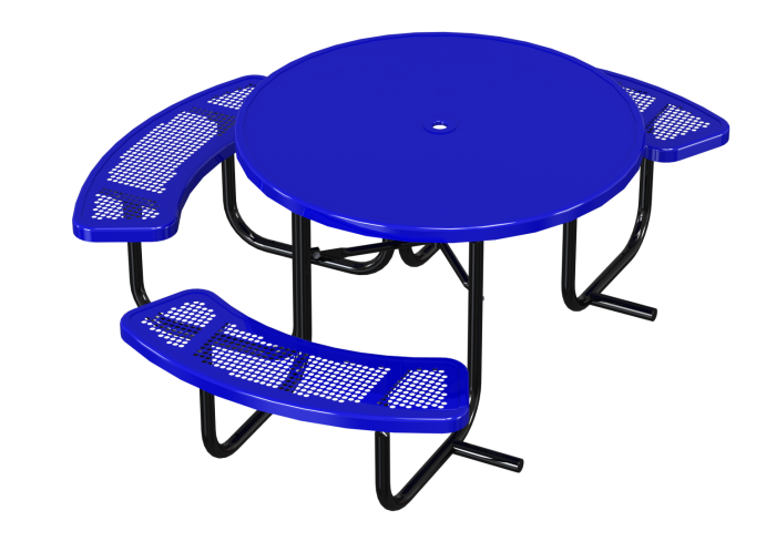 UltraSite 46" 3 Seat Solid Top Tables
