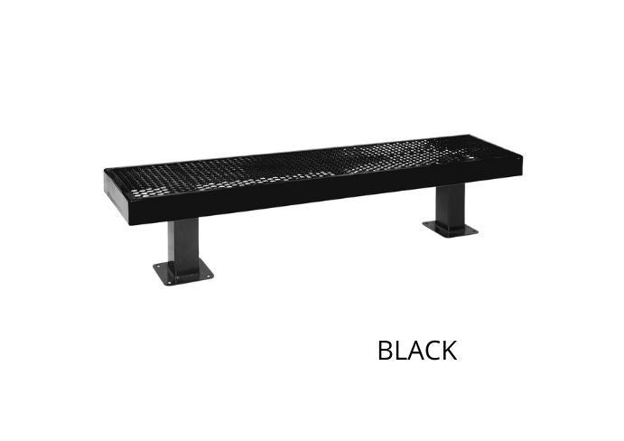 UltraSite 8' Mall Bench without Back, Wave