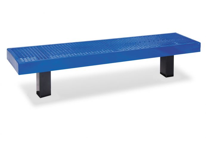 UltraSite 6' Mall Bench without Back, Perforated