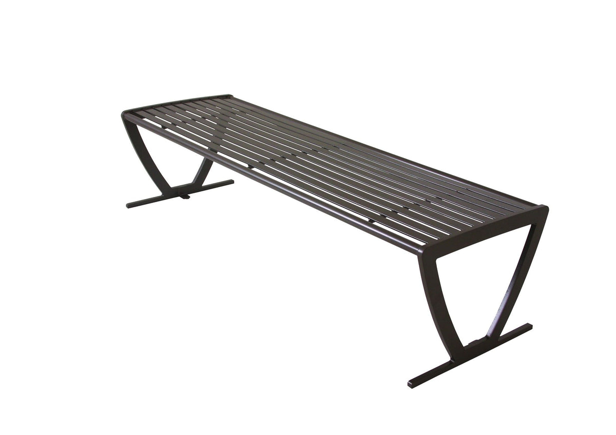 UltraSite 6' Augusta Bench without Back No Armrest